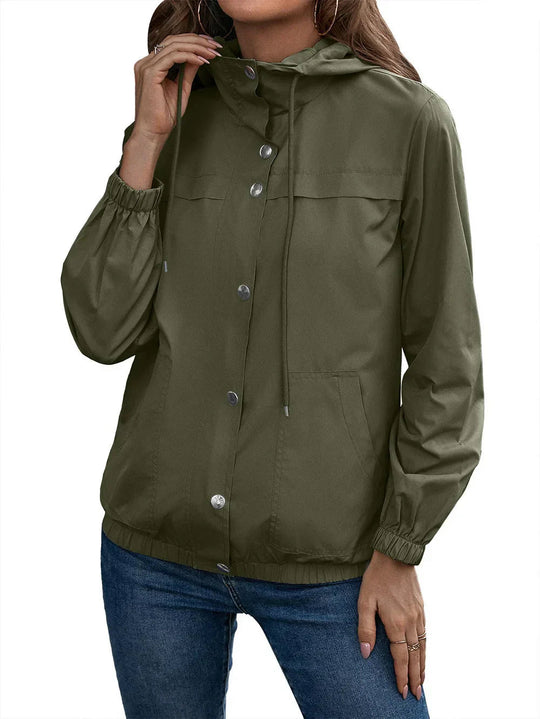 Johanna | Trench coat impermeabile con cappuccio