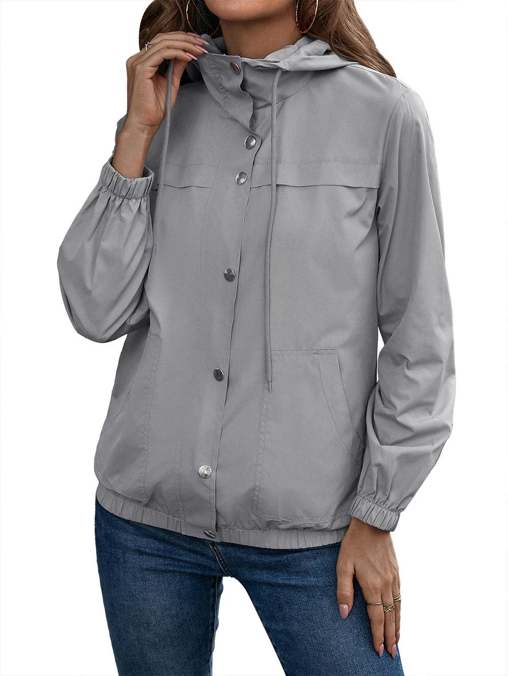 Johanna | Trench coat impermeabile con cappuccio