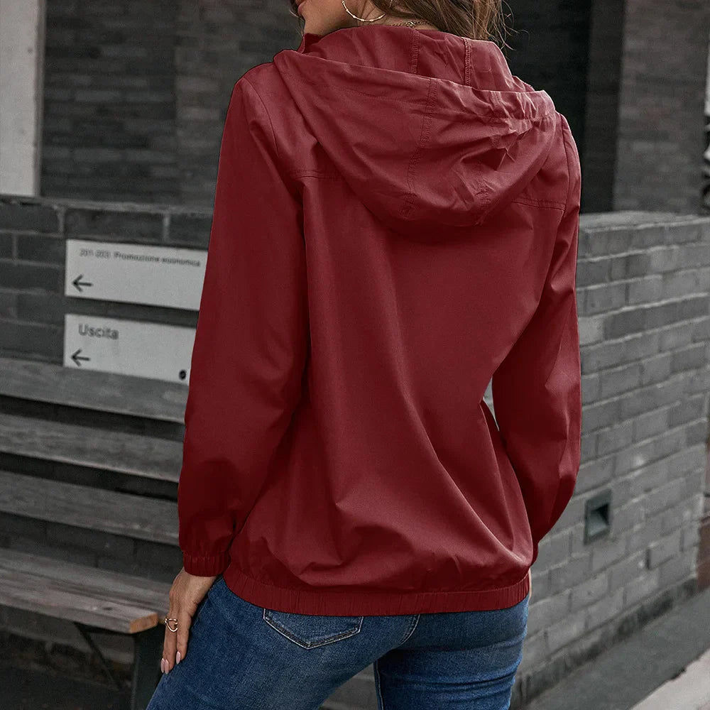 Johanna | Trench coat impermeabile con cappuccio