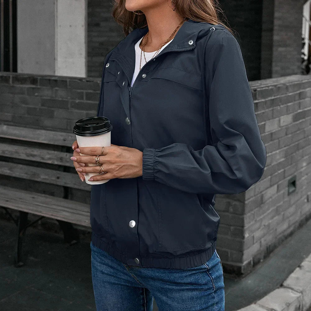 Johanna | Trench coat impermeabile con cappuccio