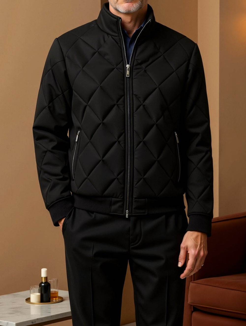 Jonas | Klassische wattierte Winterjacke