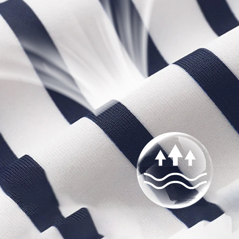 Julia | Casual gestreept over Top met korte mouwen