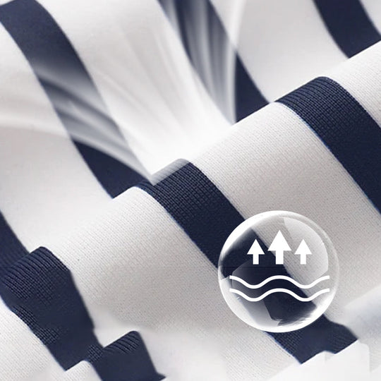 Julia | Casual gestreept over Top met korte mouwen