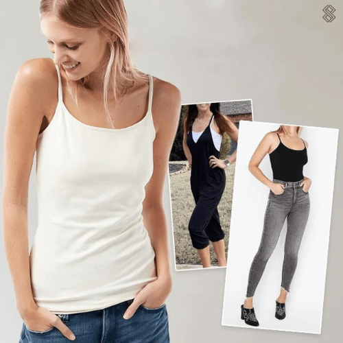 Juliane | Comfortable tank top with built-in bra