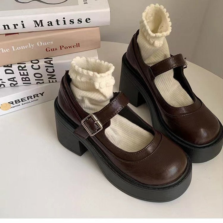 Karin | Retro Plateauschuhe