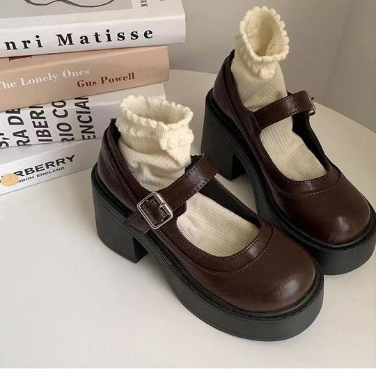 Karin | Retro Plateauschuhe