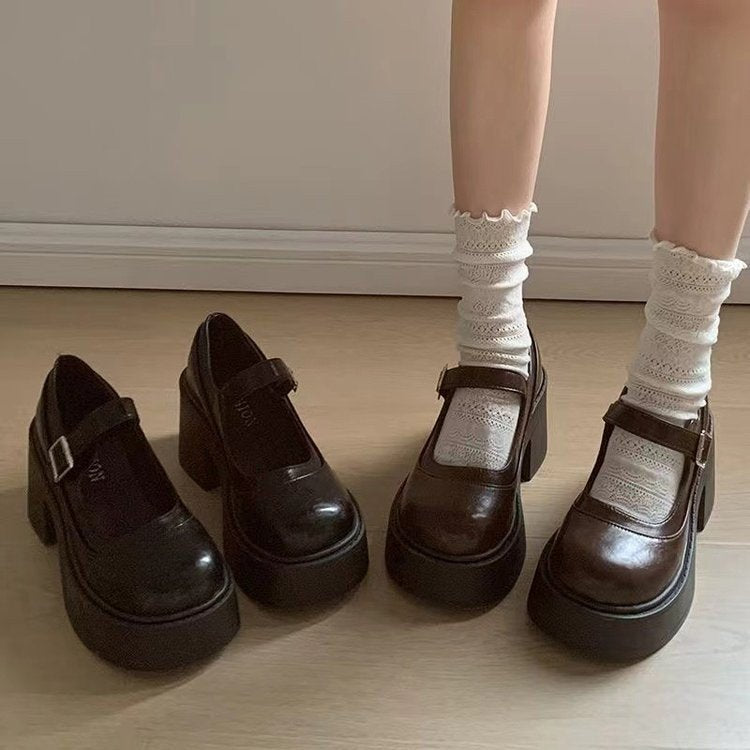Karin | Retro Plateauschuhe
