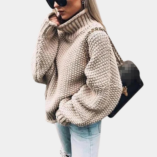Karin | Warm knitted turtleneck sweater