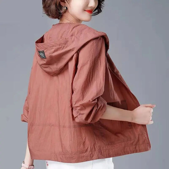Karin | Windproof rain jacket with hood