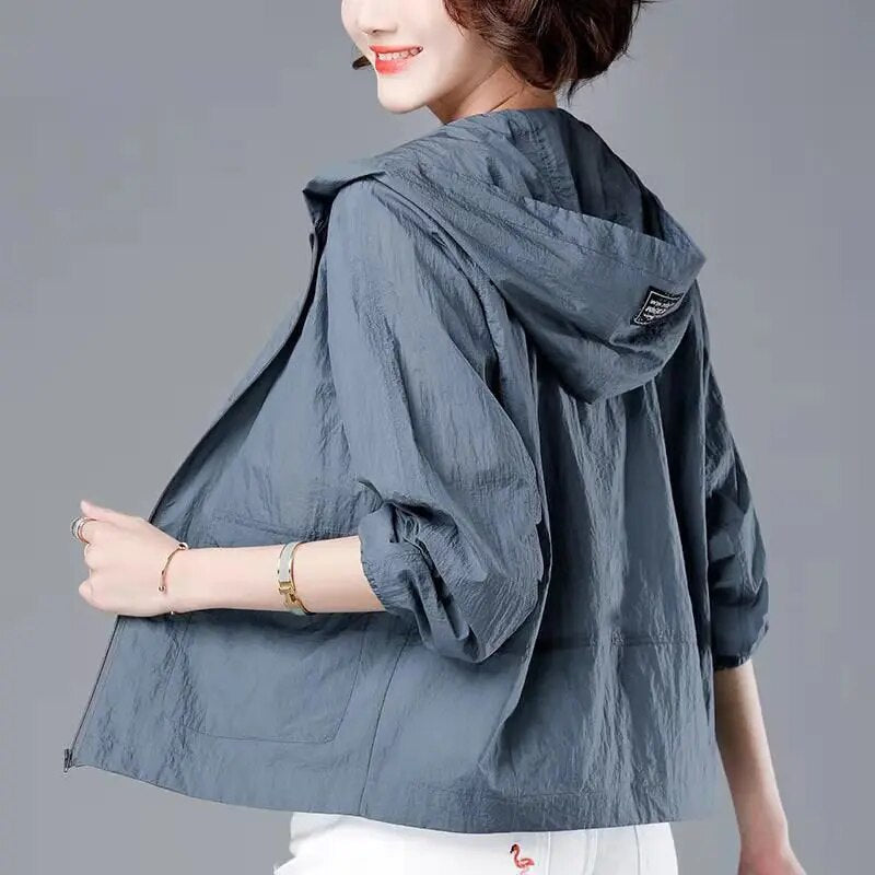 Karin | Windproof rain jacket with hood