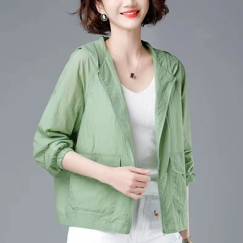 Karin | Windproof rain jacket with hood