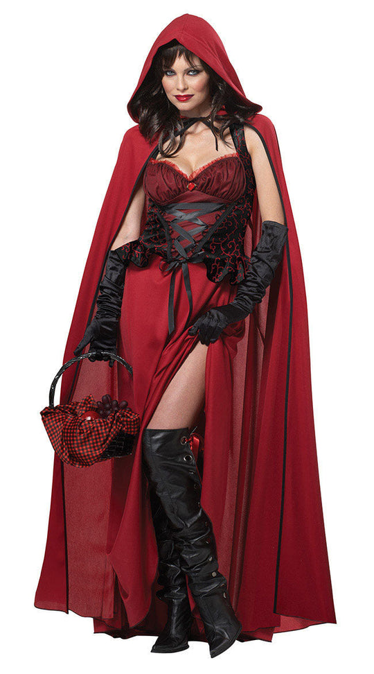 Karolin | Elegante mantella con cappuccio e set abito corsetto