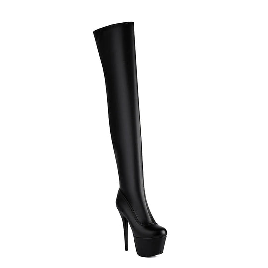 Karolin | Hoge overknee laarzen