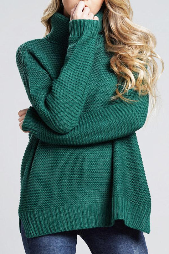 Karolin | Stilvoller grob gestrickter Pullover