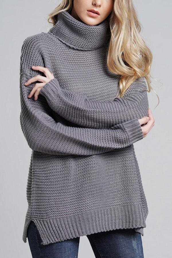 Karolin | Stilvoller grob gestrickter Pullover