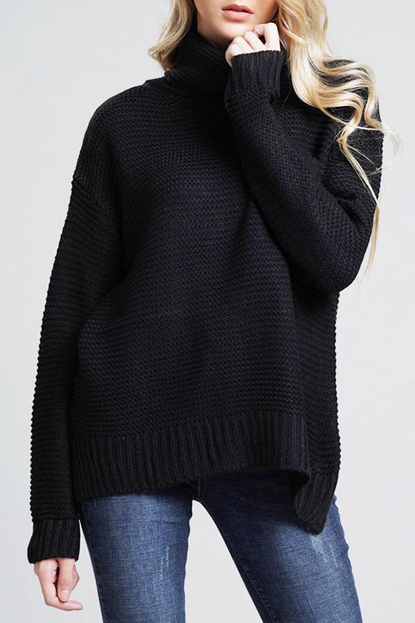Karolin | Stilvoller grob gestrickter Pullover