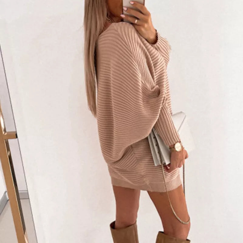 Katharina | Elegant mini dress with long sleeves