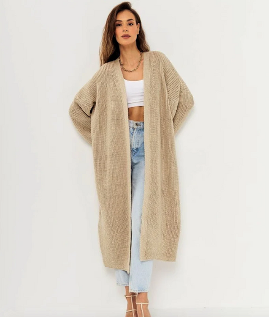 Kathrin | Vielseitige offene Front Strickjacke