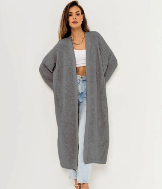Kathrin | Vielseitige offene Front Strickjacke