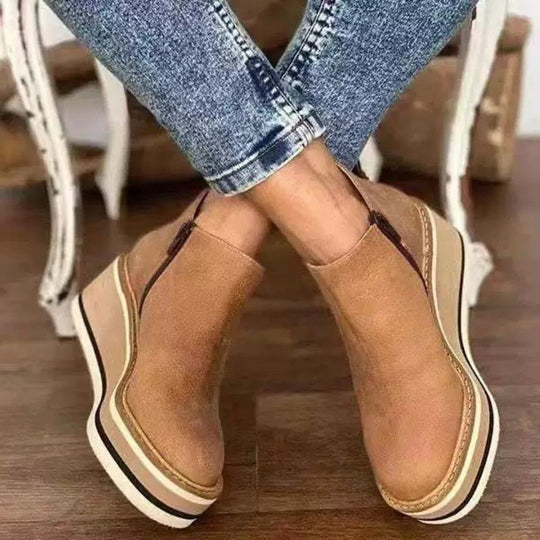 Katrin | Stivaletti con piattaforma dallo stile moderno e vestibilità confortevole