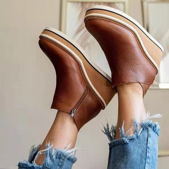 Katrin | Stivaletti con piattaforma dallo stile moderno e vestibilità confortevole