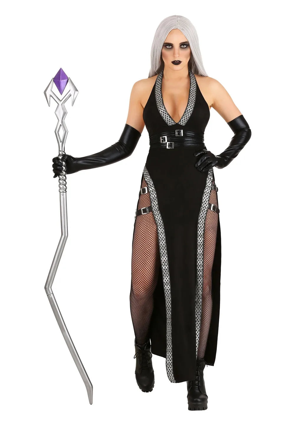 Klaudia | Maniche costume da strega gotica abito lungo