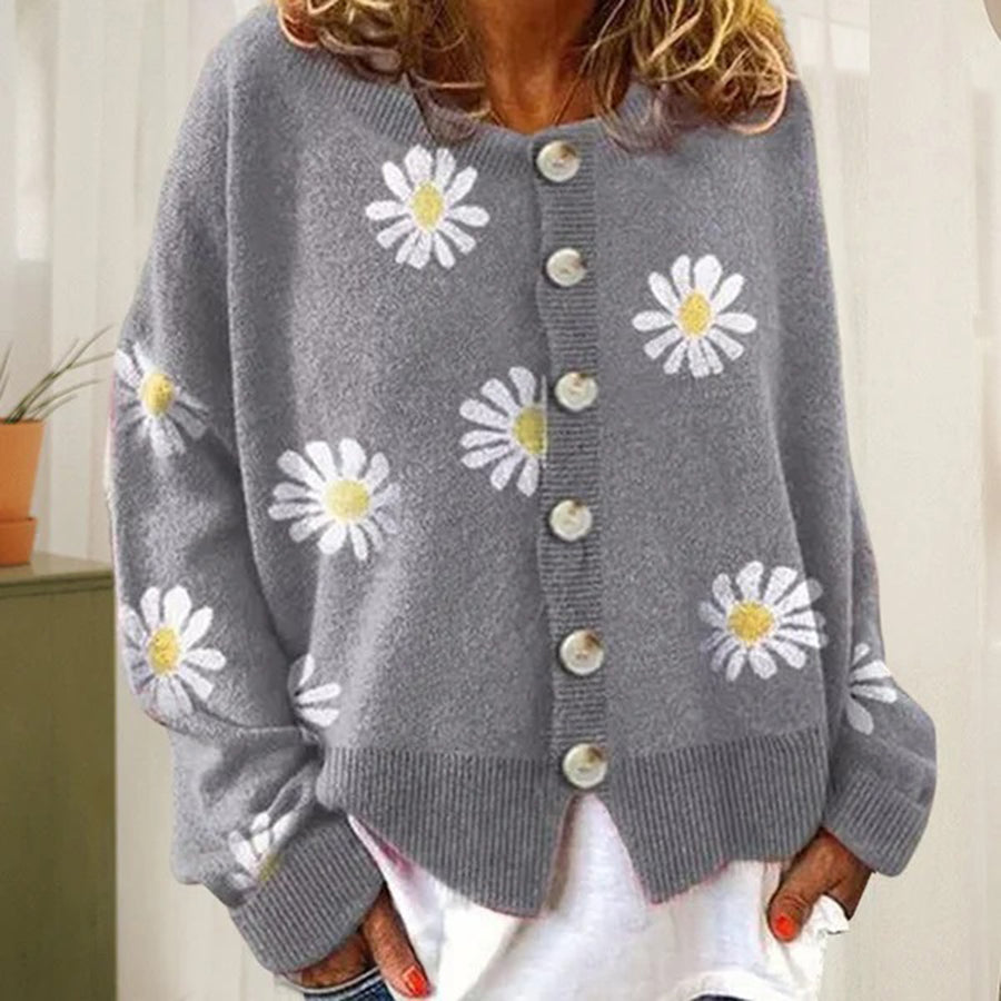 Kristin | Casual vest with floral print