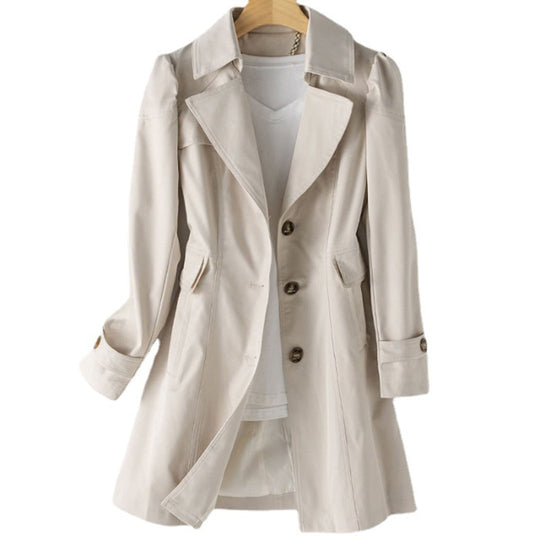 Mila - Elegant Trenchcoat With Buttons