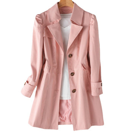 Mila - Elegant Trenchcoat With Buttons