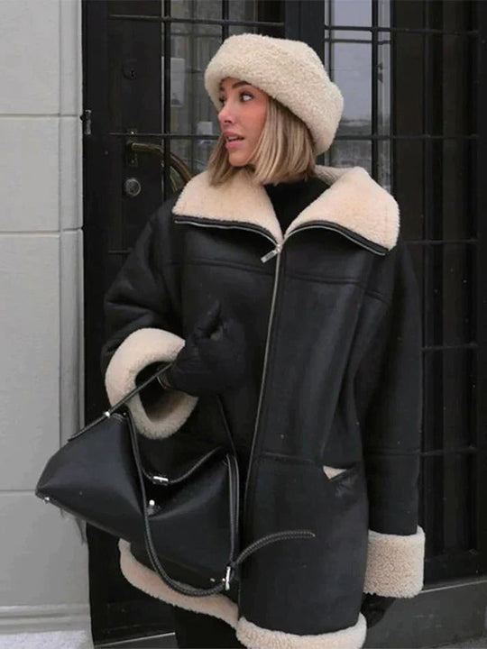 Laura | Elegant fleece winter jacket