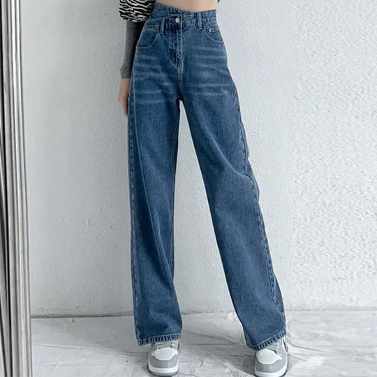 Laura | Relaxed mom jeans with wide legs