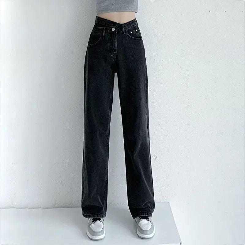 Laura | Relaxed mom jeans with wide legs