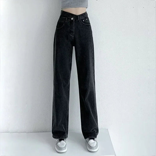 Laura | Relaxed mom jeans with wide legs