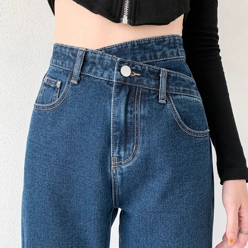 Laura | Relaxed mom jeans with wide legs