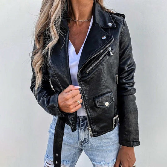 Laura | Stylish jacket with lapel collar