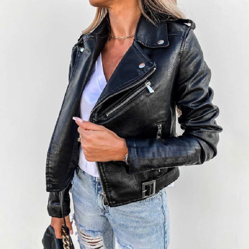 Laura | Stylish jacket with lapel collar