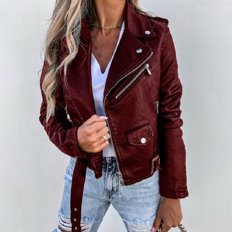 Laura | Stylish jacket with lapel collar