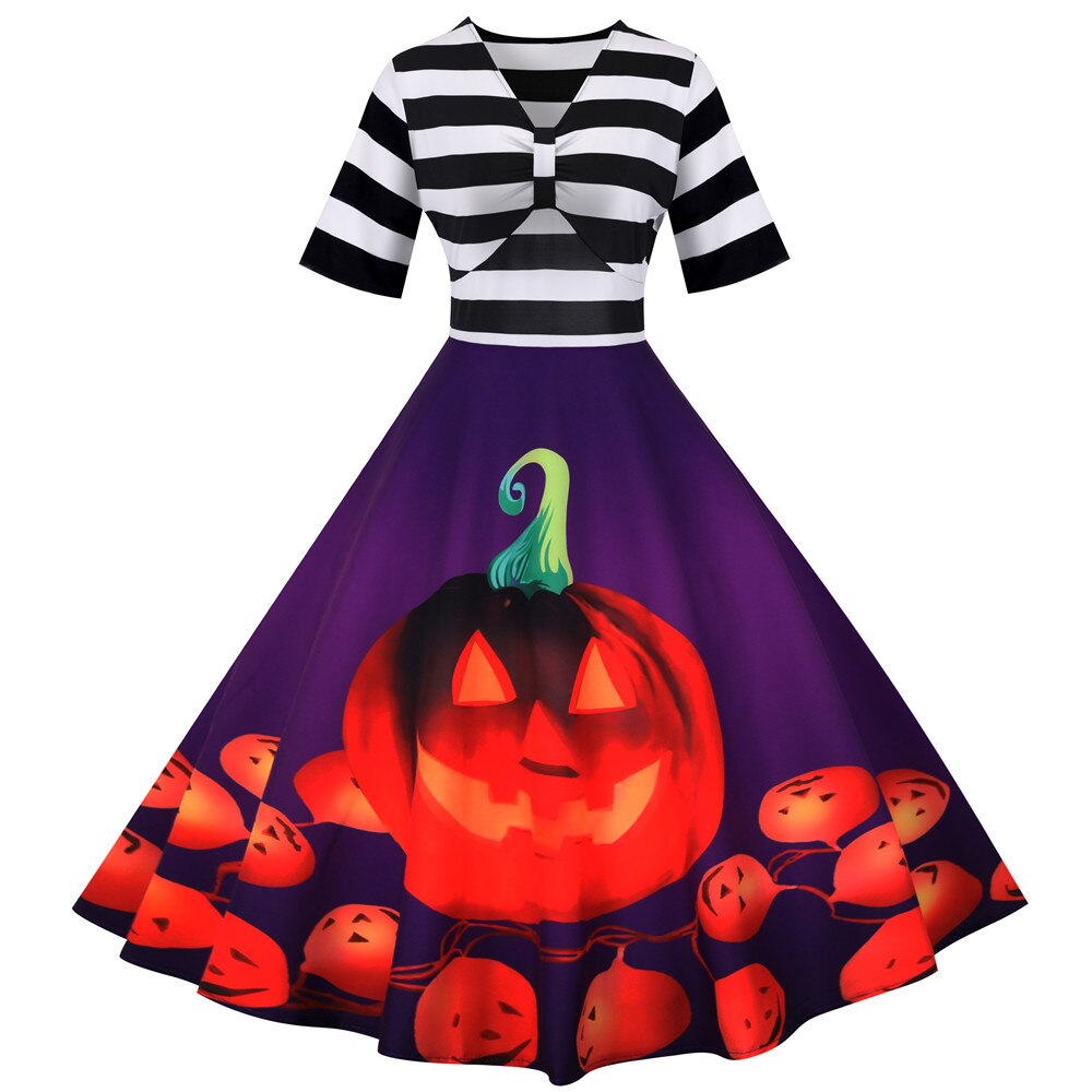 Laura | Vintage style for Halloween Midi Dress