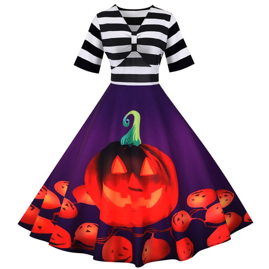 Laura | Vintage style for Halloween Midi Dress