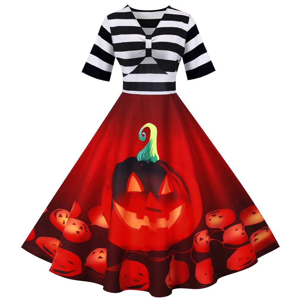 Laura | Vintage style for Halloween Midi Dress