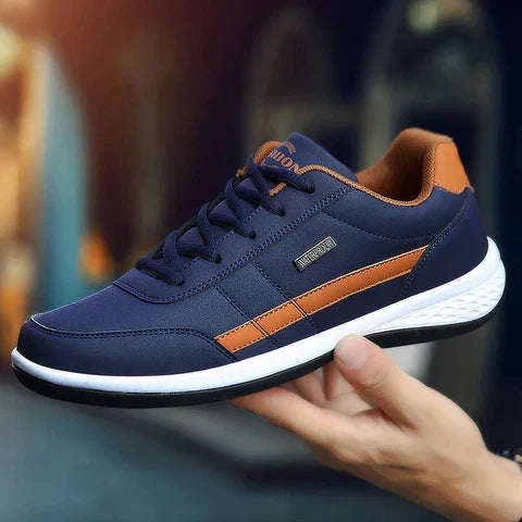 Max - Stilvolle Herren Sneaker mit Bequemer Sohle und Lederakzenten