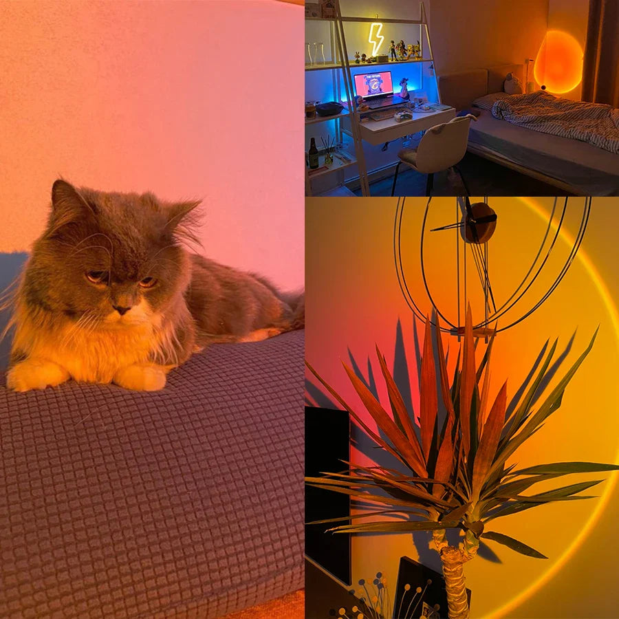 Finn Minimalistische projectielamp, perfect om een artistieke uitstraling te creëren in woon- en werkruimtes.