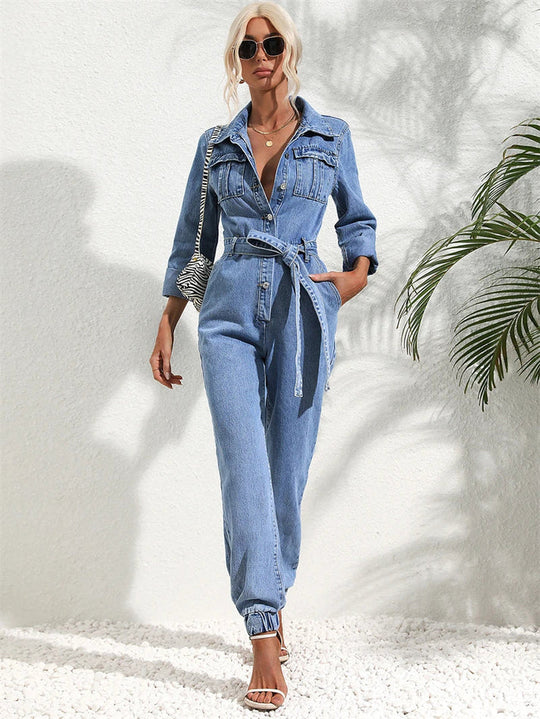 Lena | Tuta casual in denim