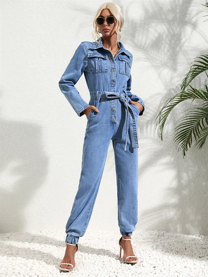 Lena | Tuta casual in denim