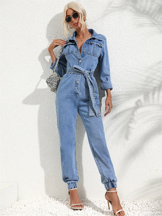 Lena | Tuta casual in denim