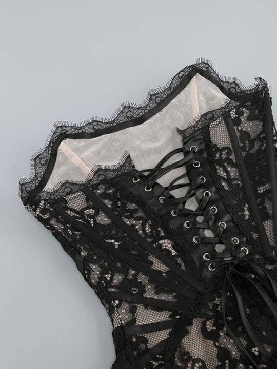 Lena | Elegant mini dress with corset design