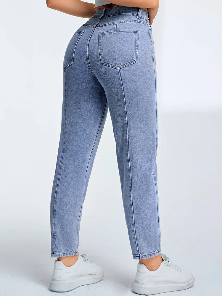 Lena | Modern high waist mom jeans