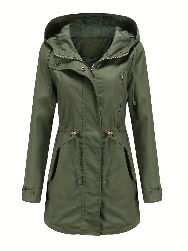 Lena | Trenchcoat impermeabile con cappuccio