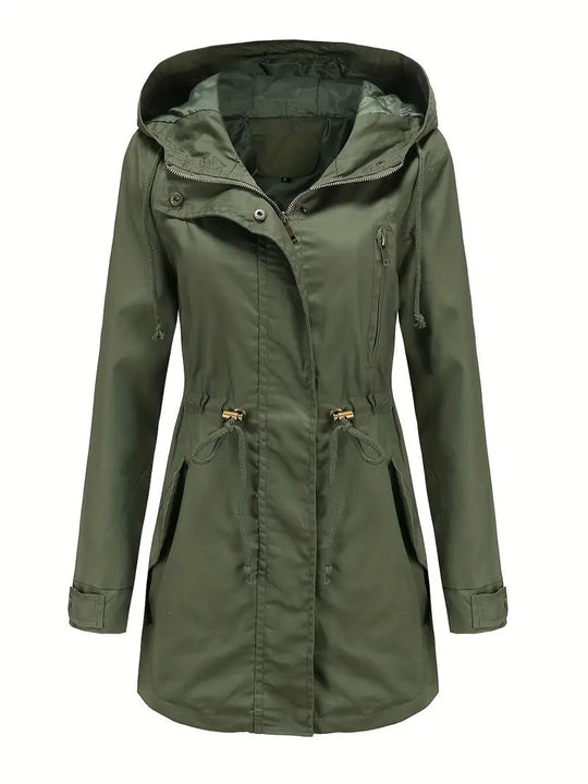 Lena | Trenchcoat impermeabile con cappuccio