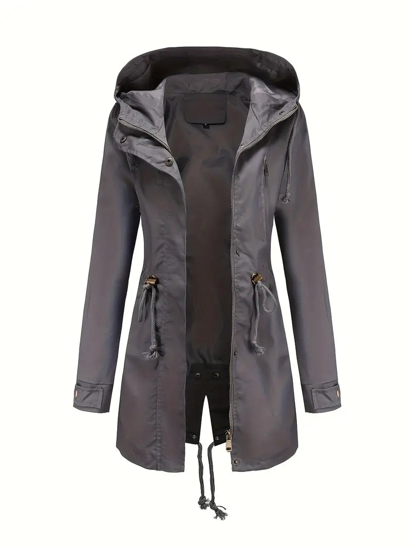 Lena | Trenchcoat impermeabile con cappuccio